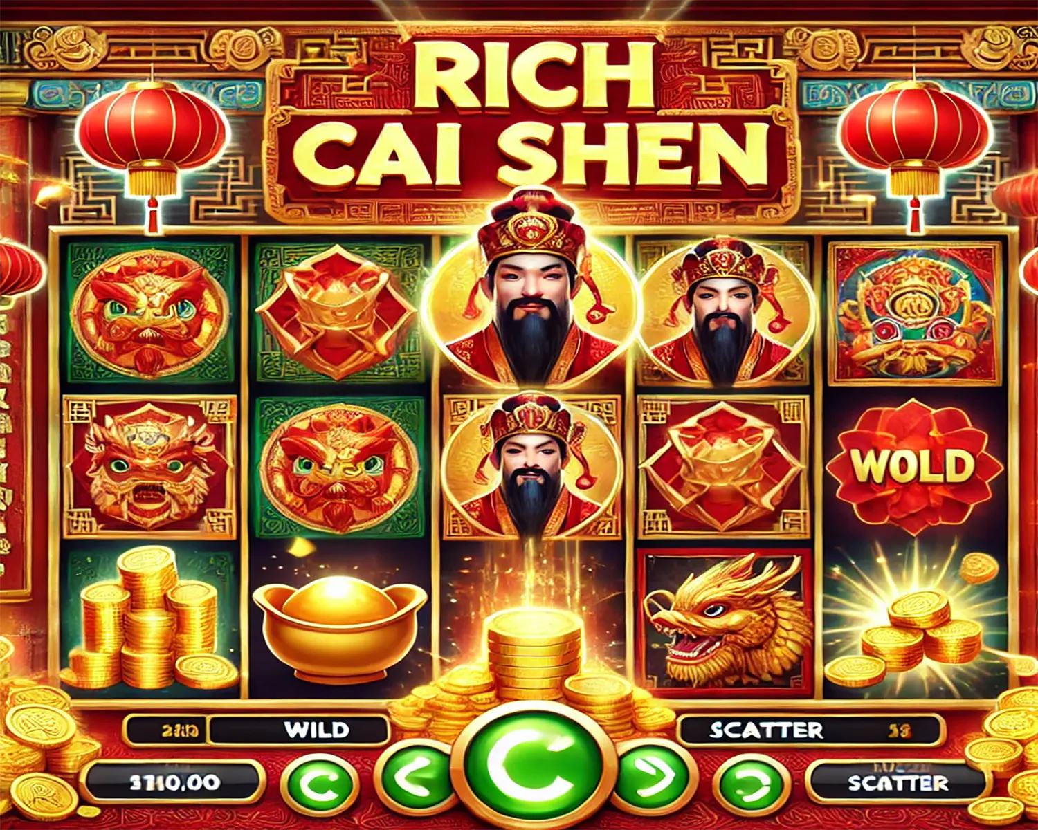 Rich Cai Shen: Slot Online Bertema Dewa Kekayaan yang Menawarkan Hadiah Berlimpah