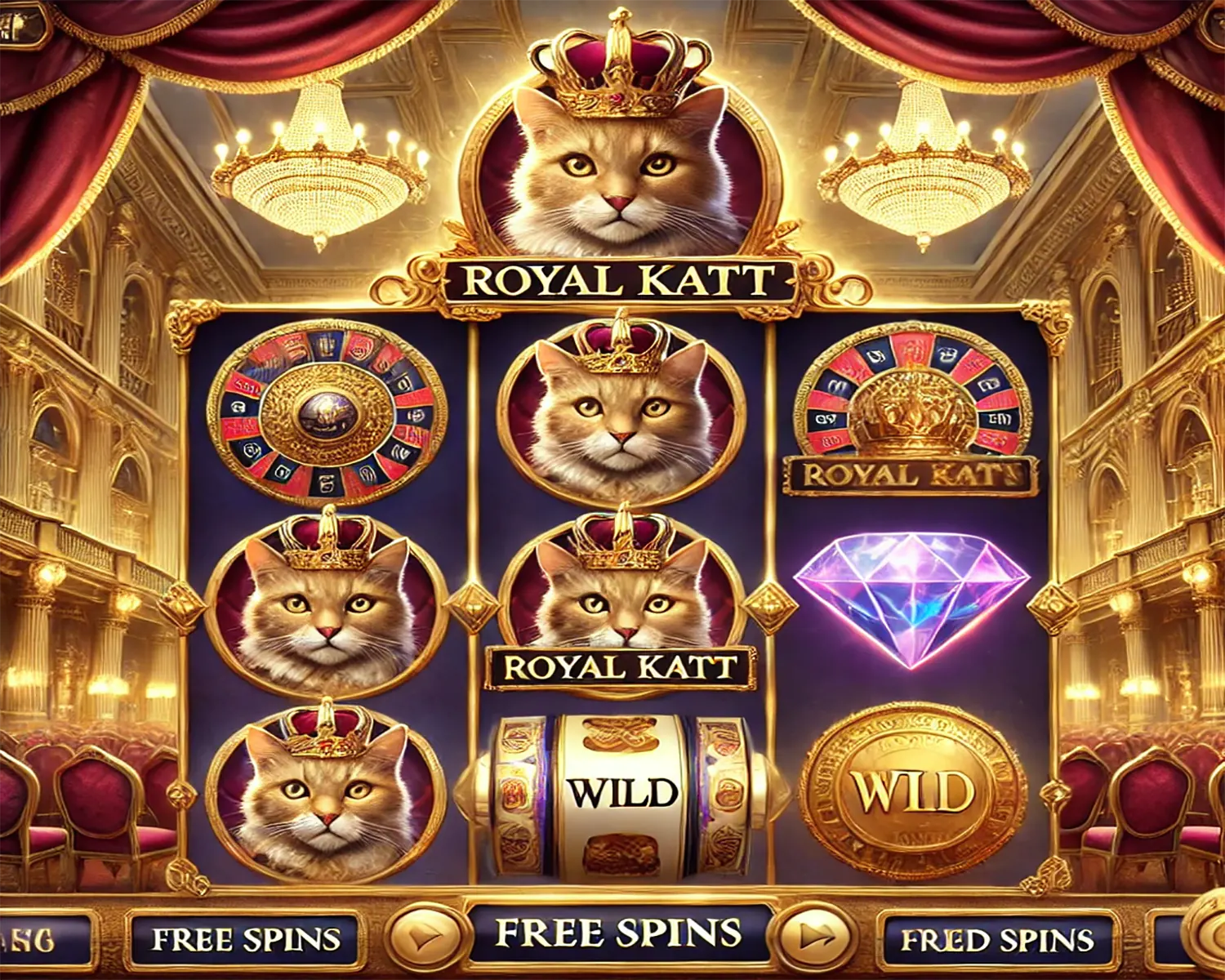 Royal Katt: Slot Online Bertema Kucing Kerajaan dengan Peluang Kemenangan Besar